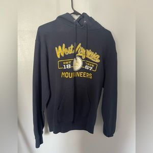 Champion West Virginia mountaineers hoodie M